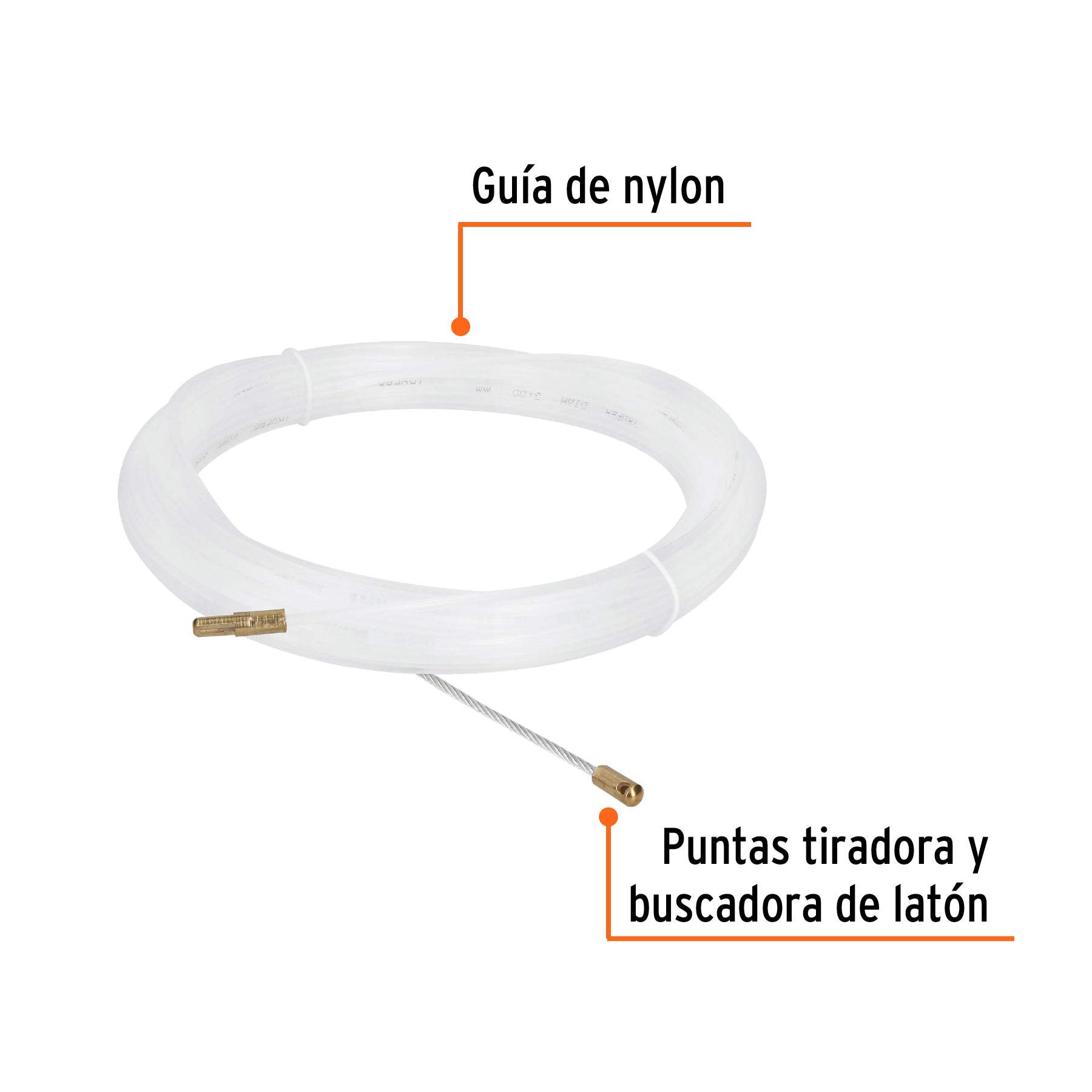 Guía de nylon de 15 m para cable, Truper - 17756