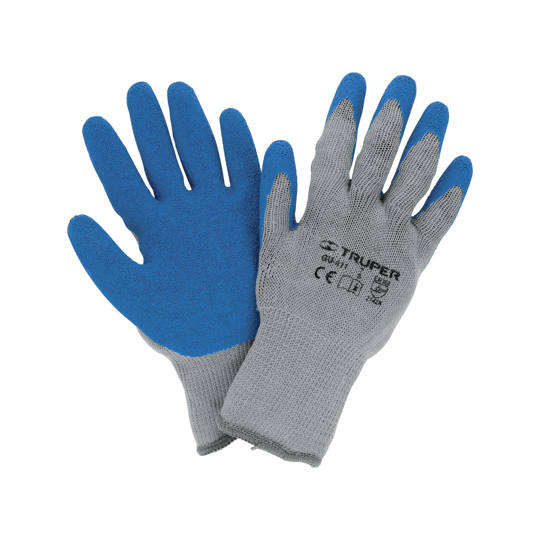 Guantes de poliéster recubiertos de latex, CH, TRUPER - 15265