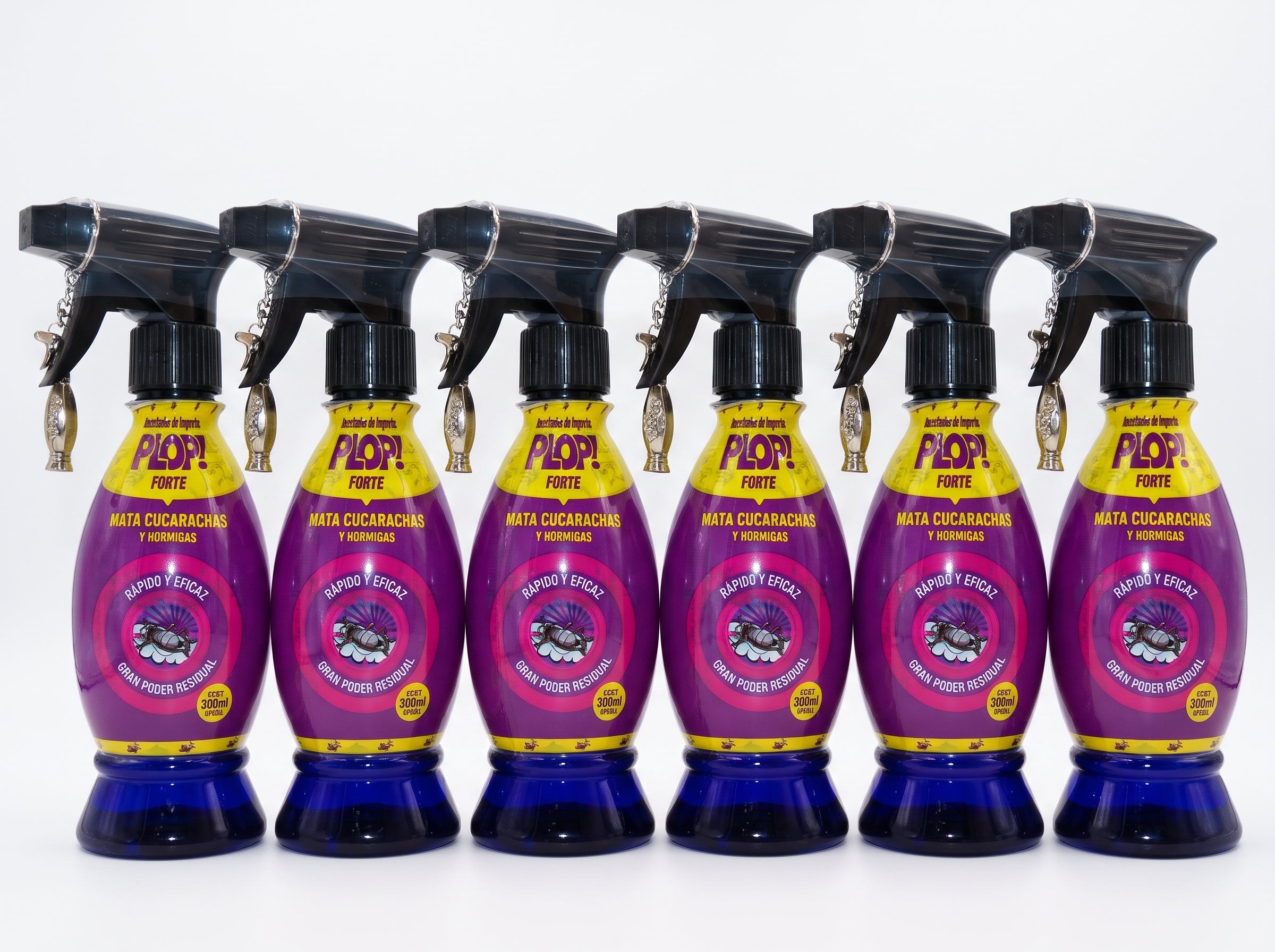 6x Insecticida Plop Forte 300 Ml Mata Cucarachas y Hormigas - 6XEDITS0127