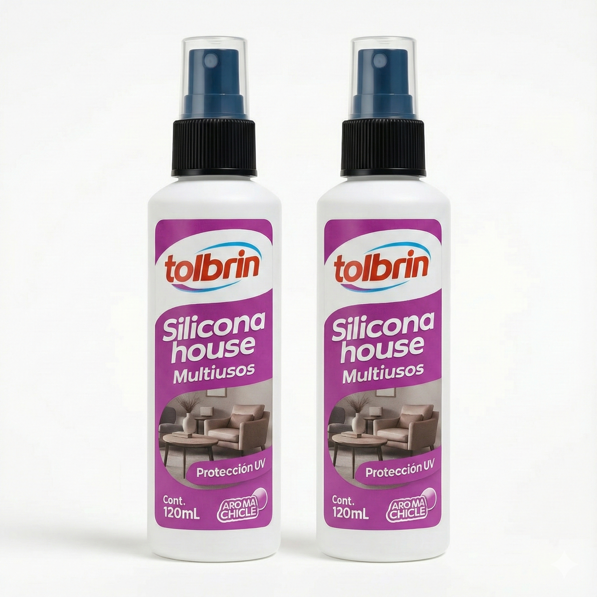 2 x Silicona House Multiusos Tolbrin Aroma Chicle de 120 mL