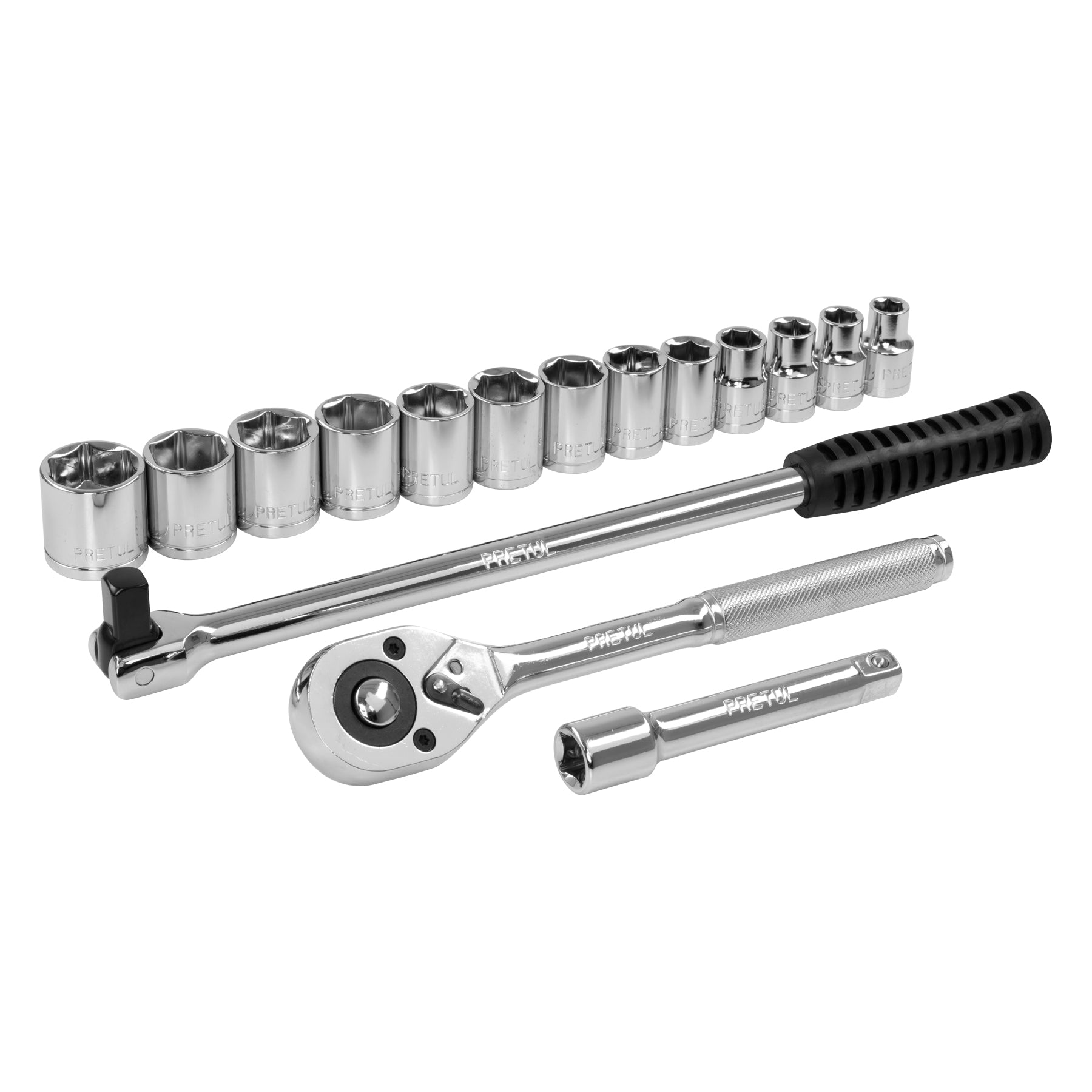 Juego de 16 herramientas 1/2" mm para mecánico, Pretul - 21174