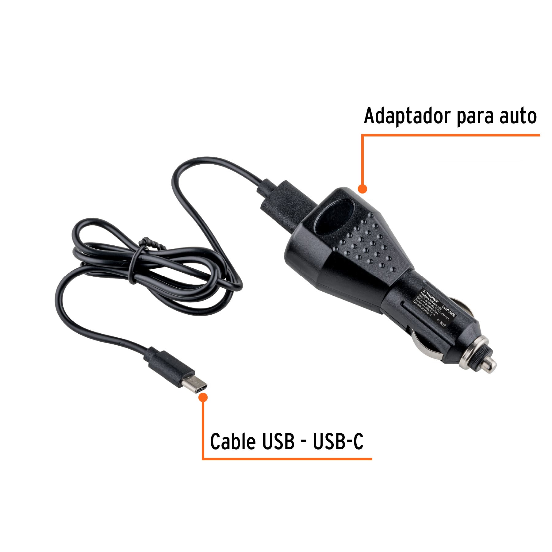 Linterna reflectora LED 2000 lm, recargable, Truper - 102418