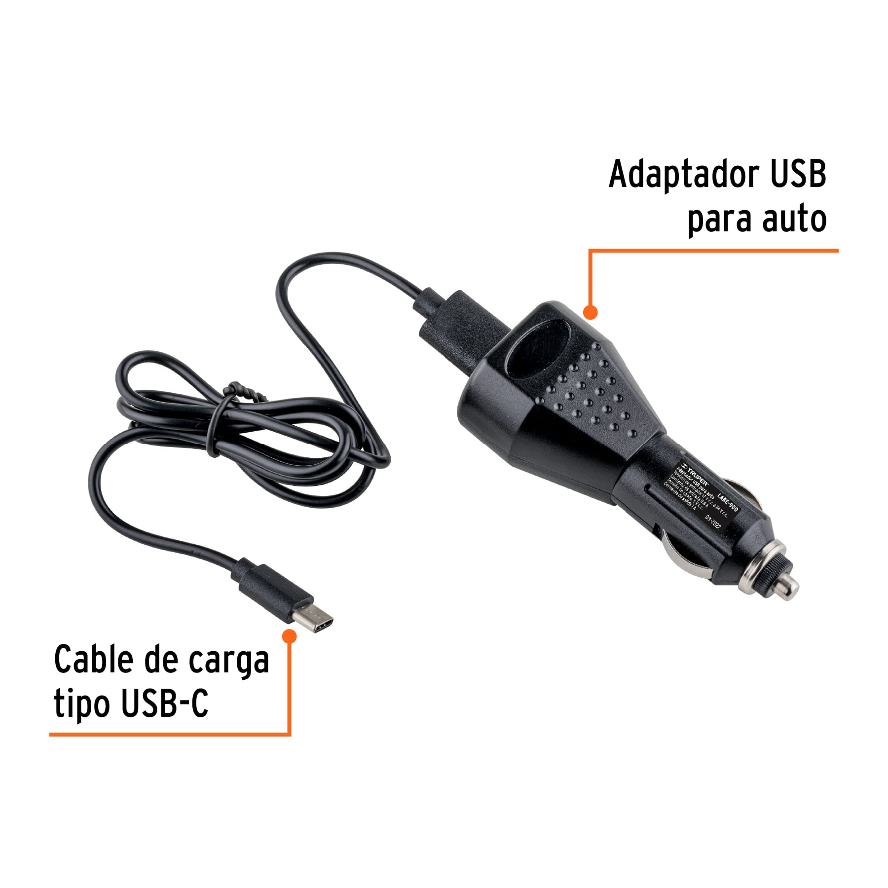 Linterna Lampara LED 900 lm recargable alta potencia, Truper - 102404