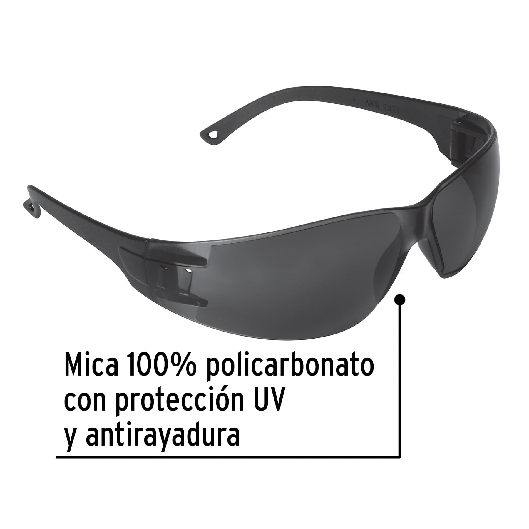 Lentes de seguridad grises, Pretul Lite - 20402