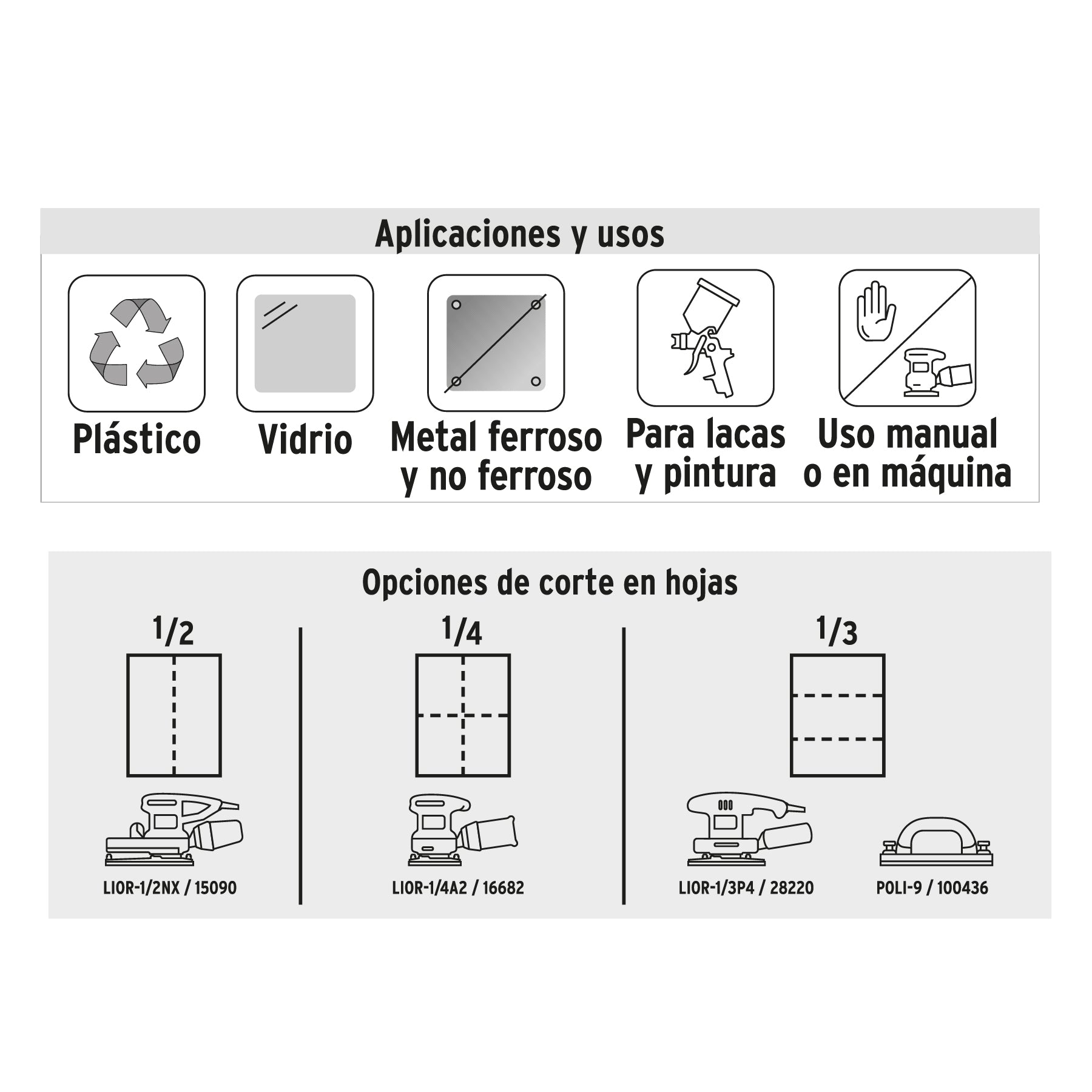 Lija de agua grano 150 de carburo de silicio, Truper - 11621
