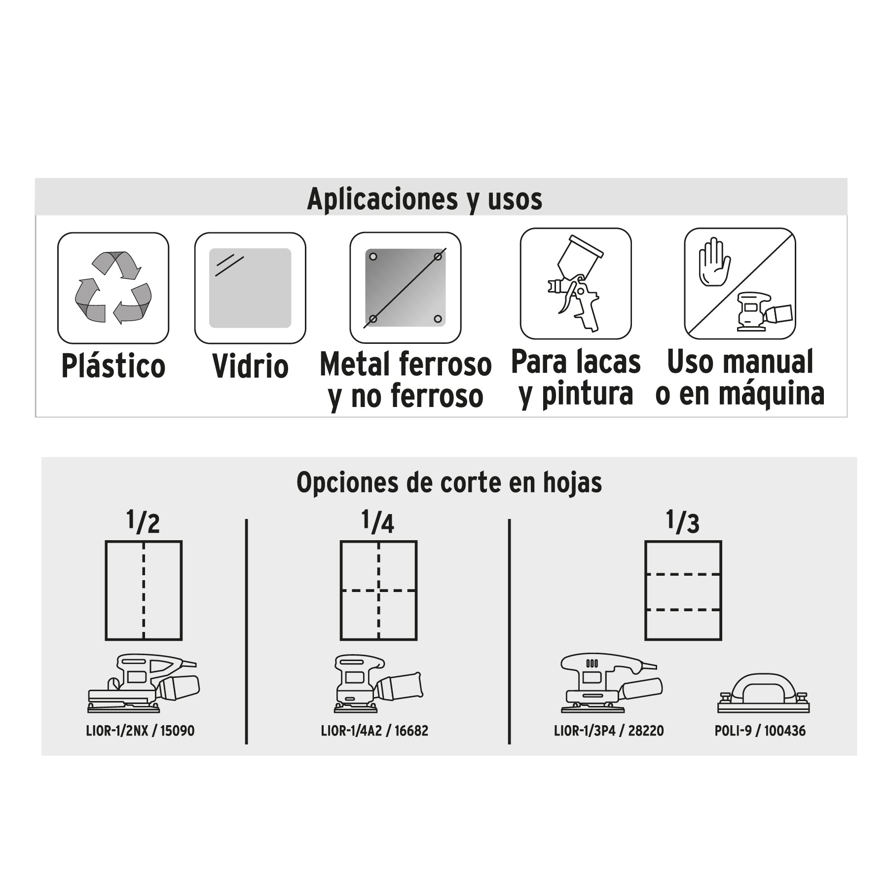 Lija de agua grano 220 de carburo de silicio, Truper - 11623
