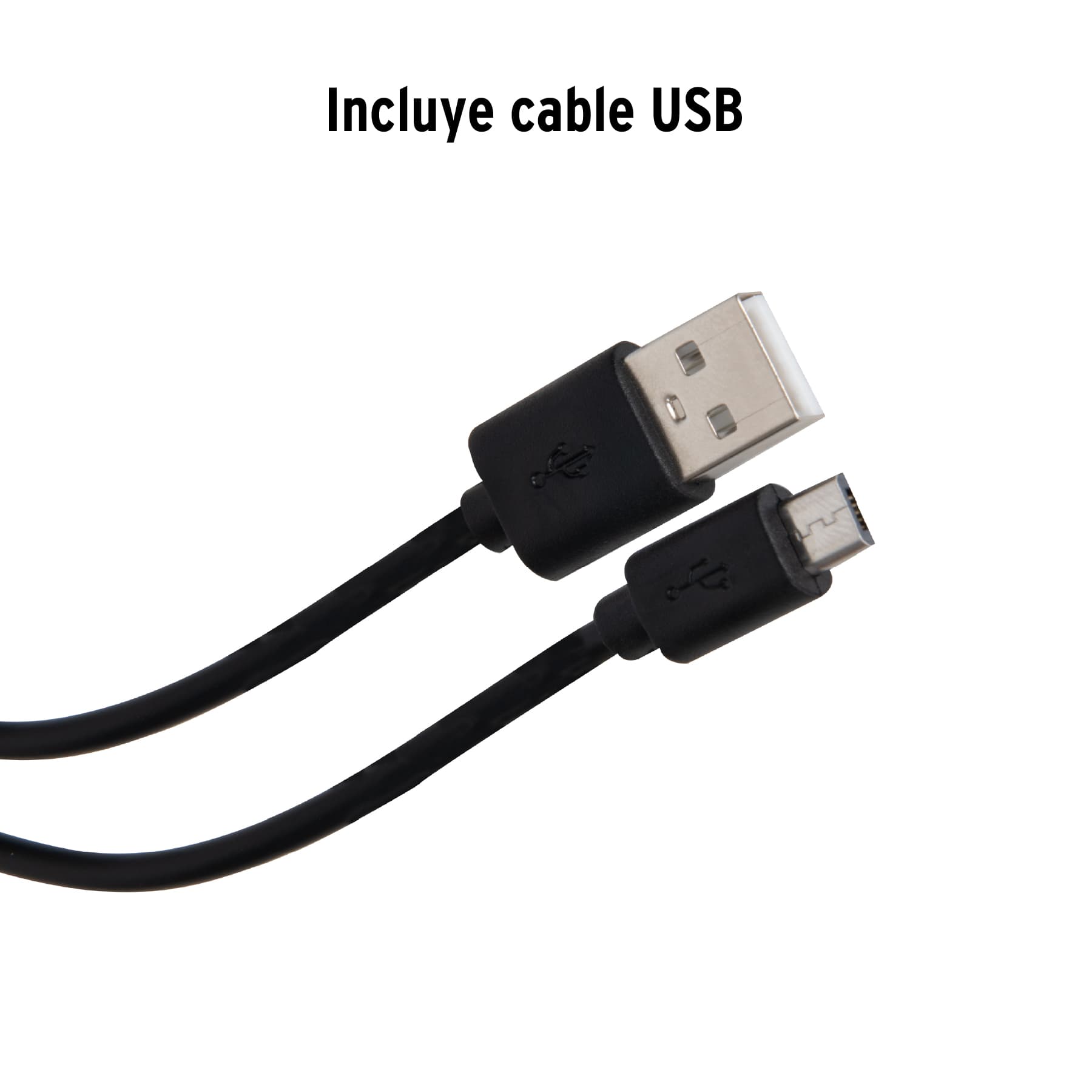 Linterna plástica recargable de LED, 180 lúmenes, Pretul - 26102