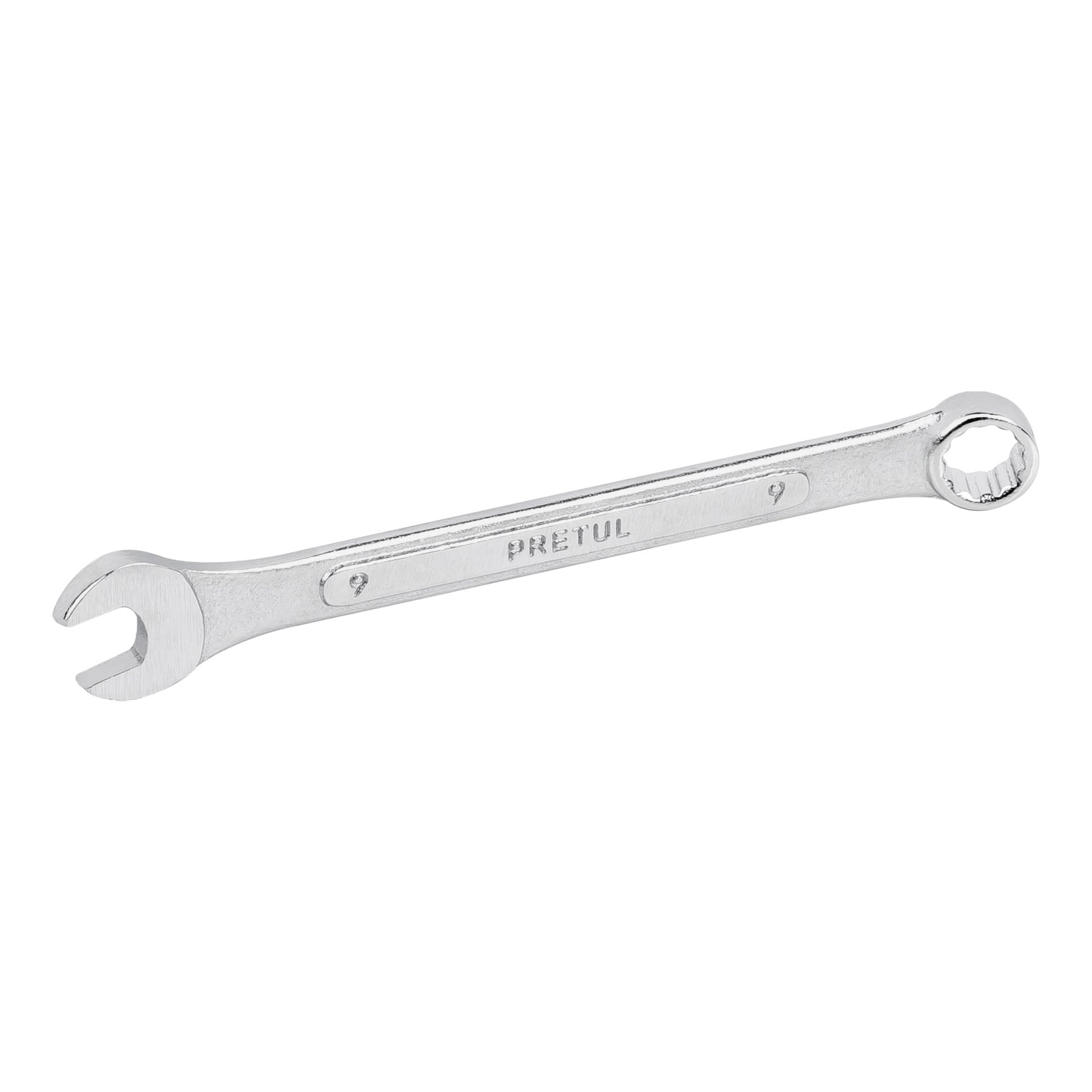 Llave combinada 9 mm x 130 mm de largo, Pretul - 21903