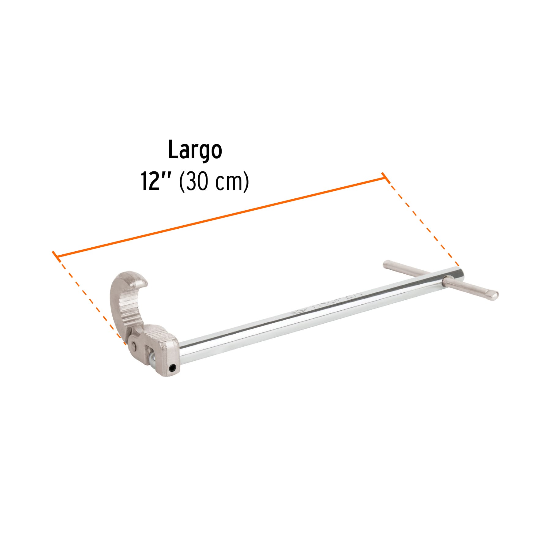 Llave 12" para plomero, Truper - 12874