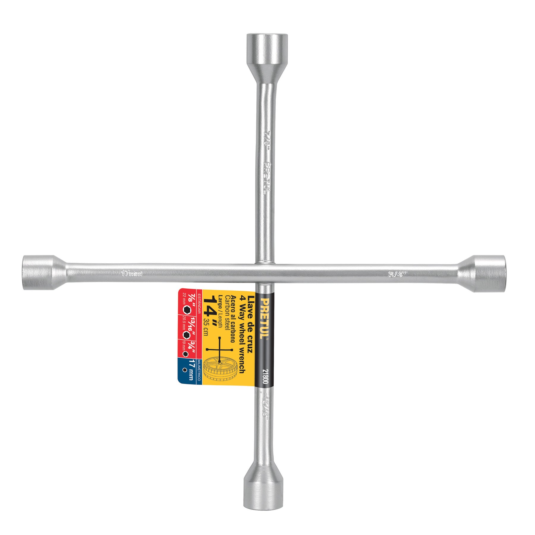 Llave de cruz 14" galvanizada, Pretul - 21800