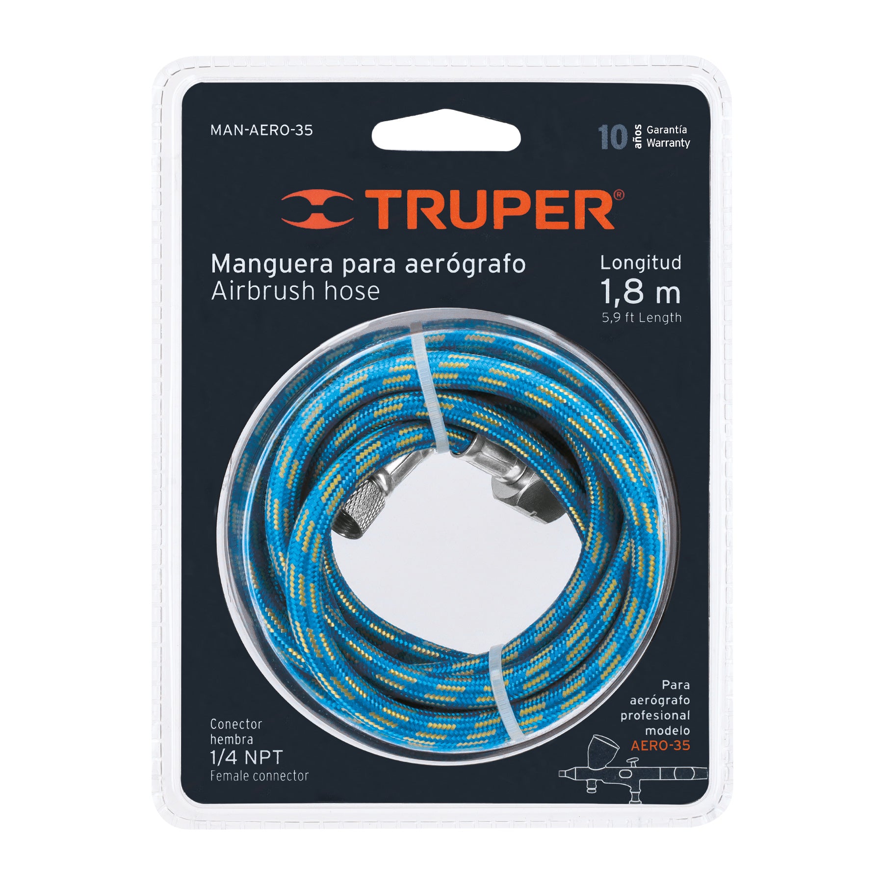 Manguera de repuesto para aerógrafos AERO-35 y AERO-30 - 16022