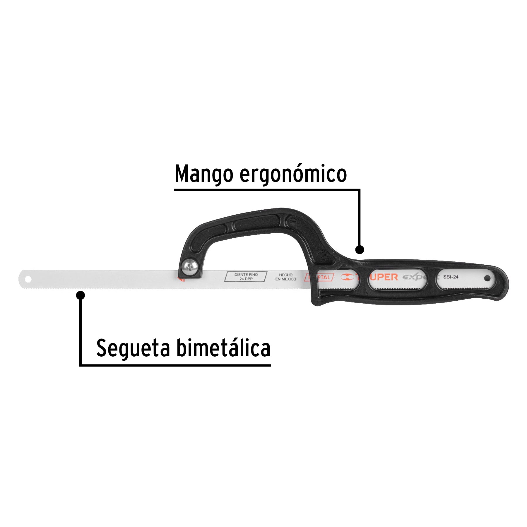 Mini arco de plástico para sierra 12", Pretul - 20002