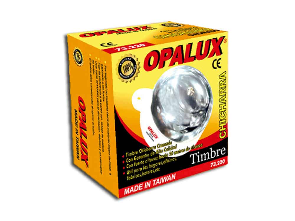 Timbre Chicharra de Metal 3″ OPALUX OP-73