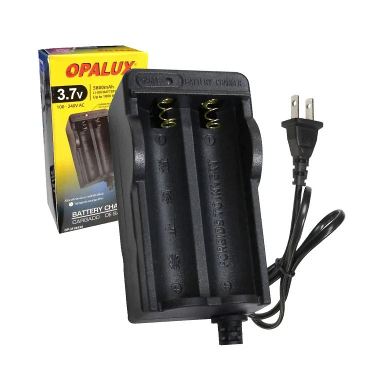 Cargador de Bateria Opalux 3.7v / Capacidad 5800mah OP-M18650