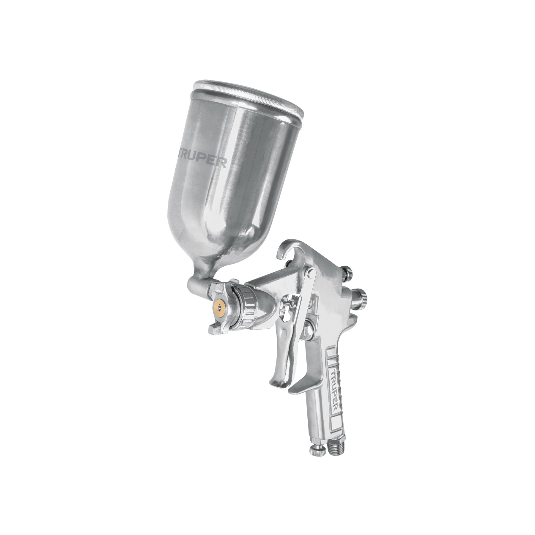 Pistola p/pintar gravedad LVMP vaso aluminio, 1.7 mm, Truper - 13061
