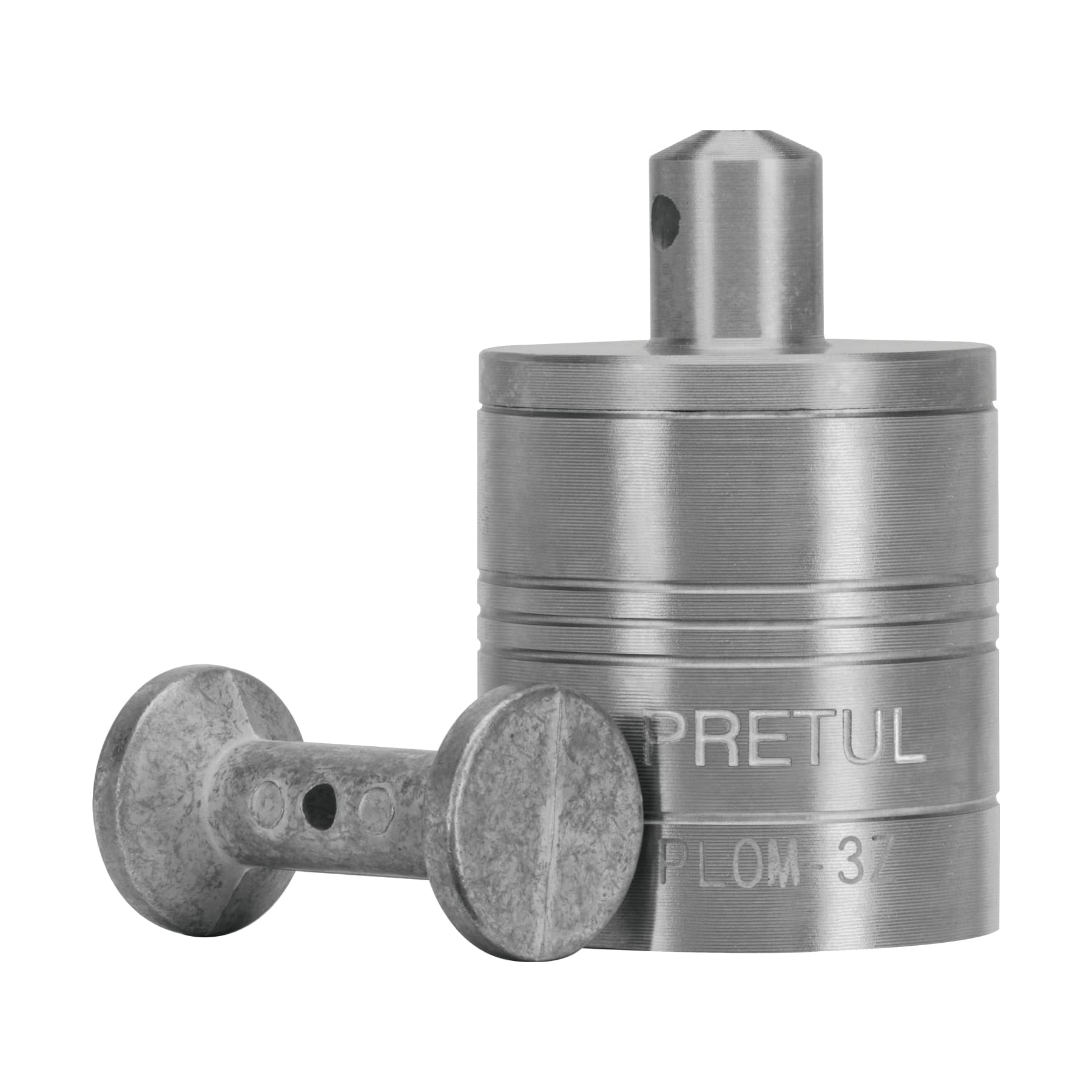 Plomada metálica de 340 g (12 oz) con centro, Pretul  - 22463