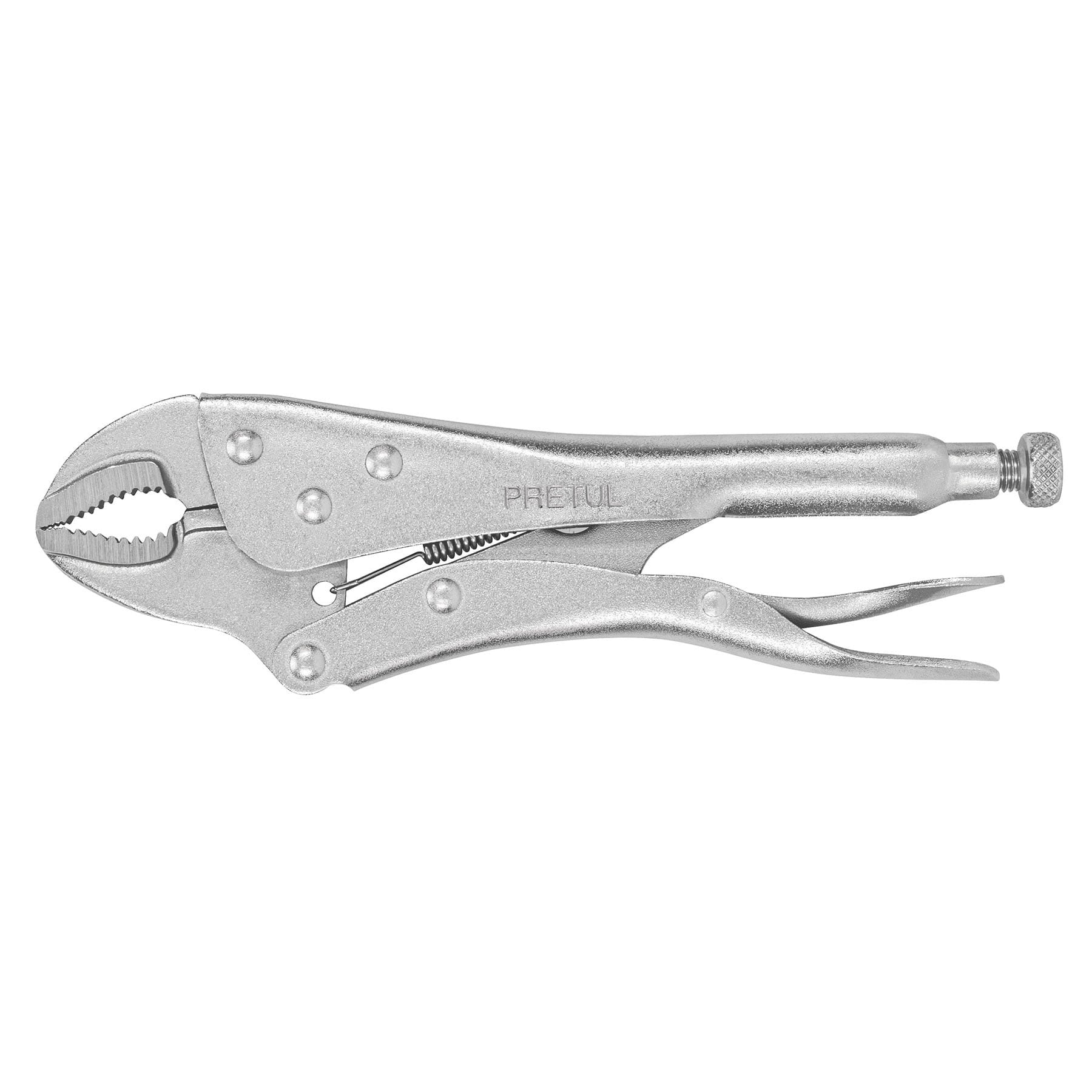 Alicate de presión 10" mordaza curva, Pretul - 22700