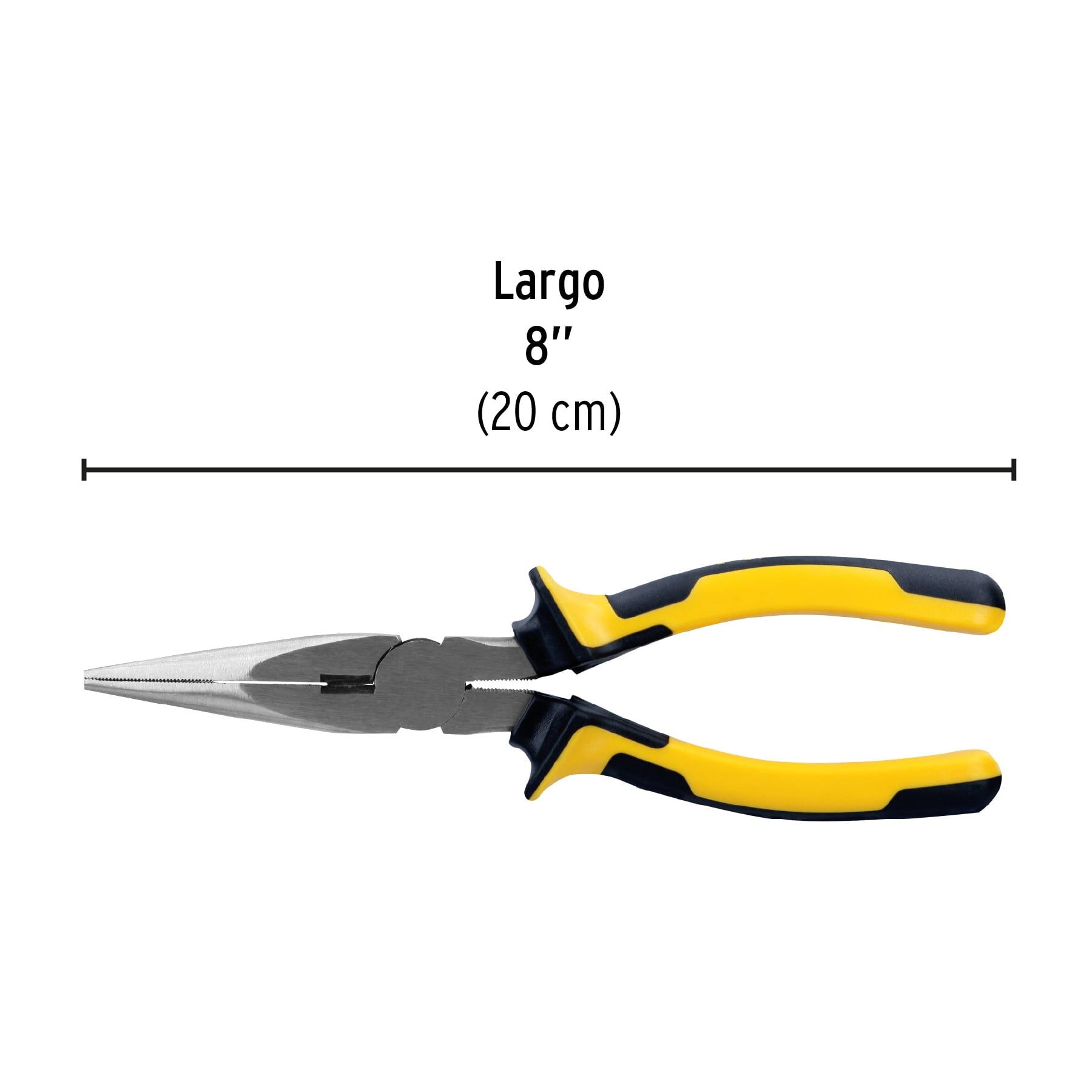Alicate De Punta Y Corte De 8 Pulgadas Comfort Grip Pretul - 22671