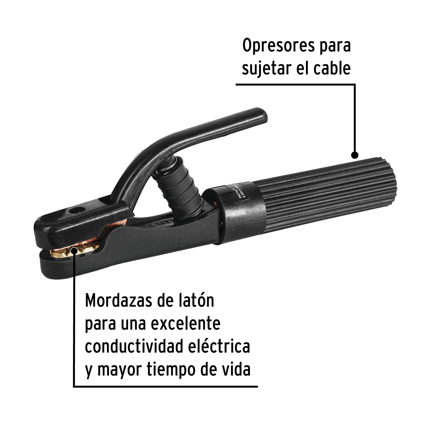 Pinza porta electrodo de 300 A, Pretul - 24232