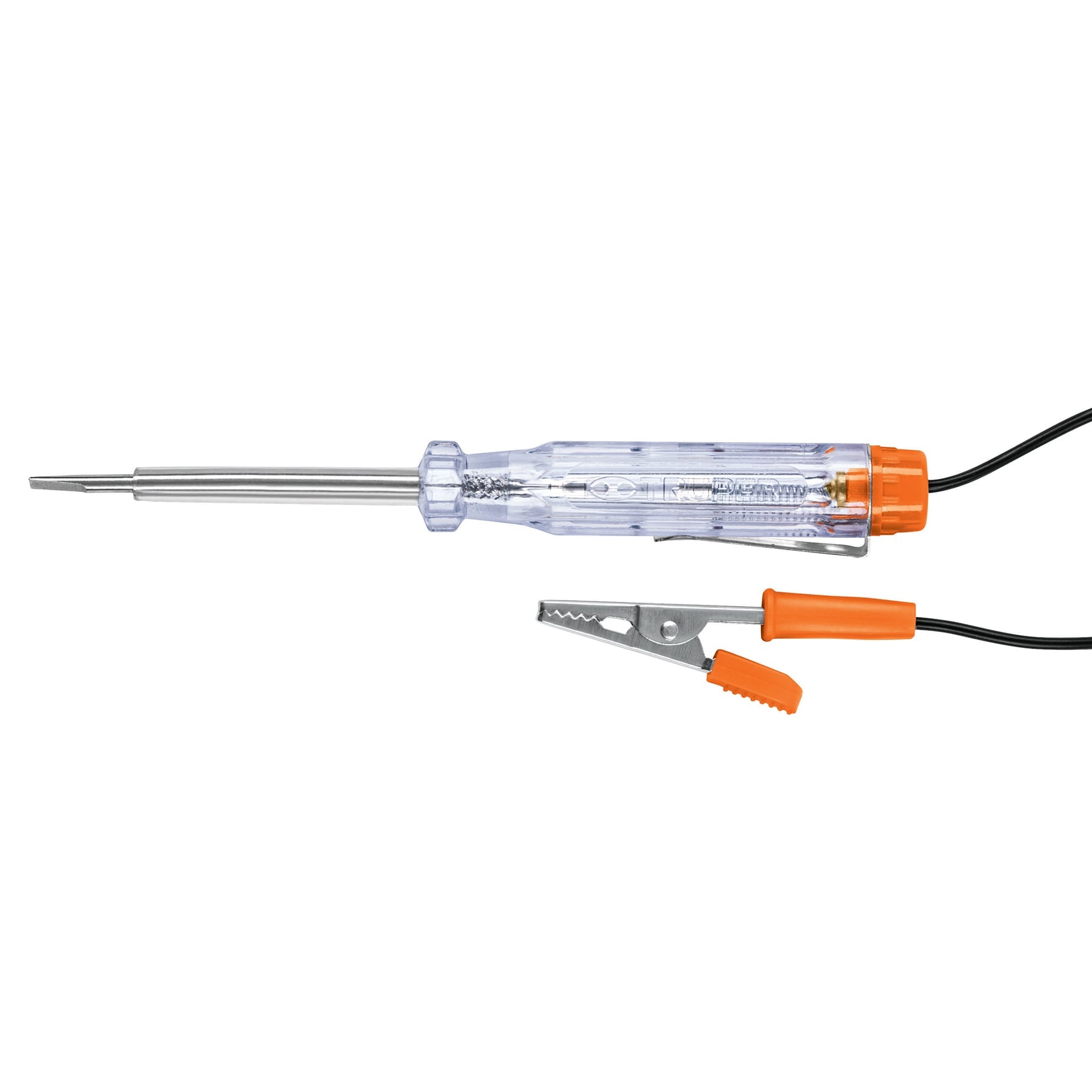 Probador piloto 14 cm de corriente directa c/caimán - 13987