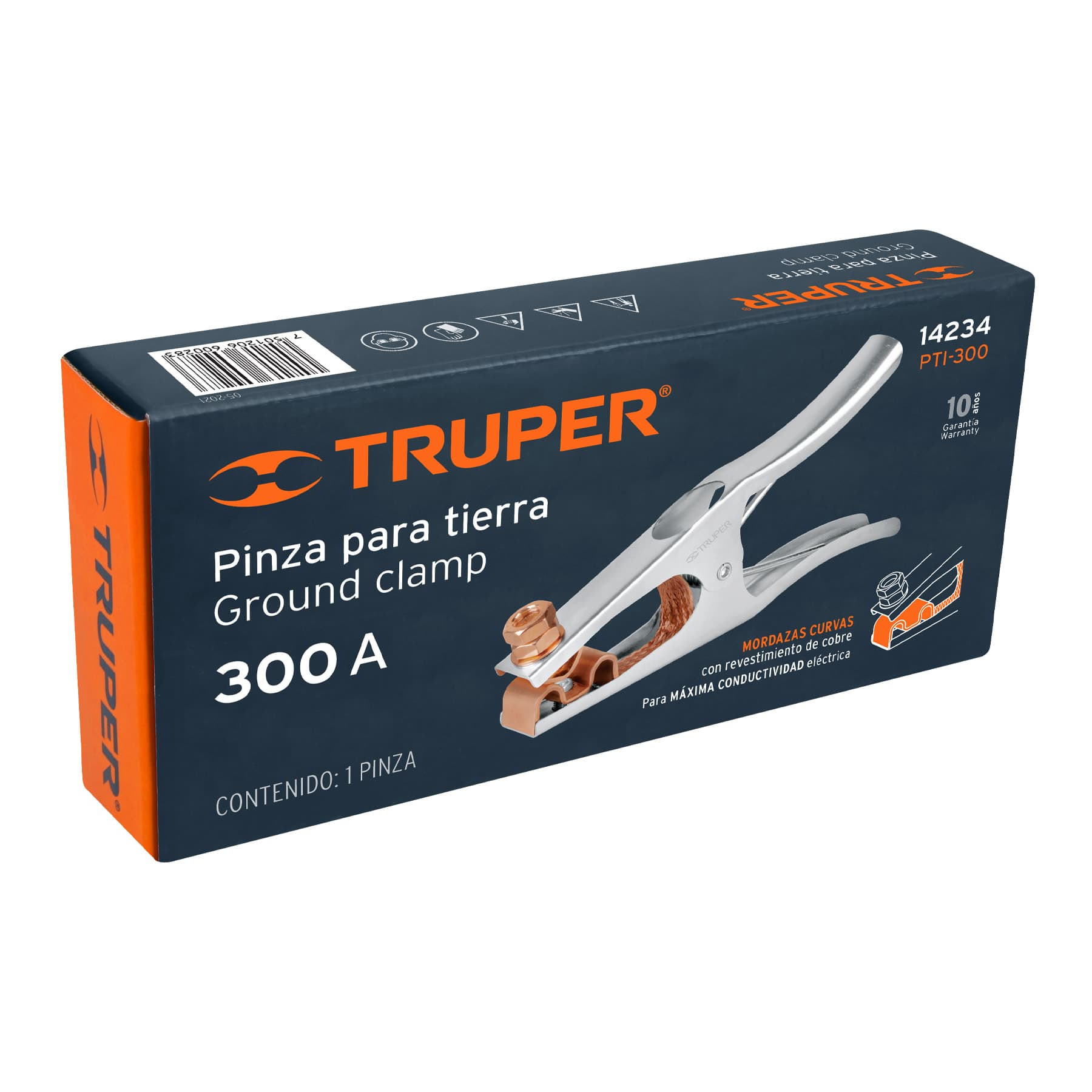 Tenaza para tierra de 300 A, Truper - 14234
