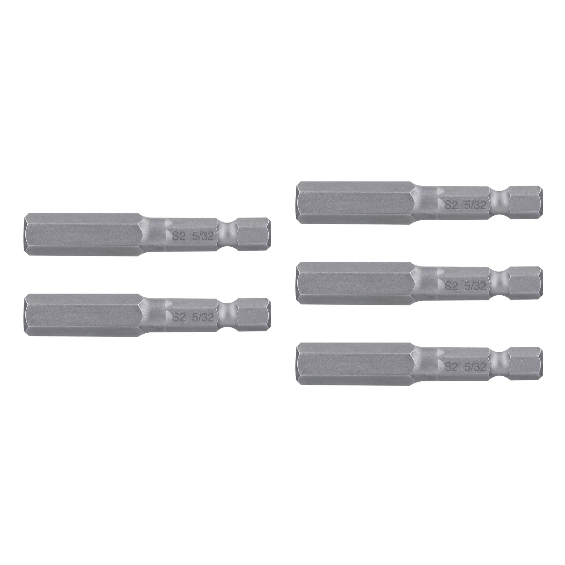 Estuche con 5 puntas hexagonales de 5/32mm largo 2", Expert - 12628