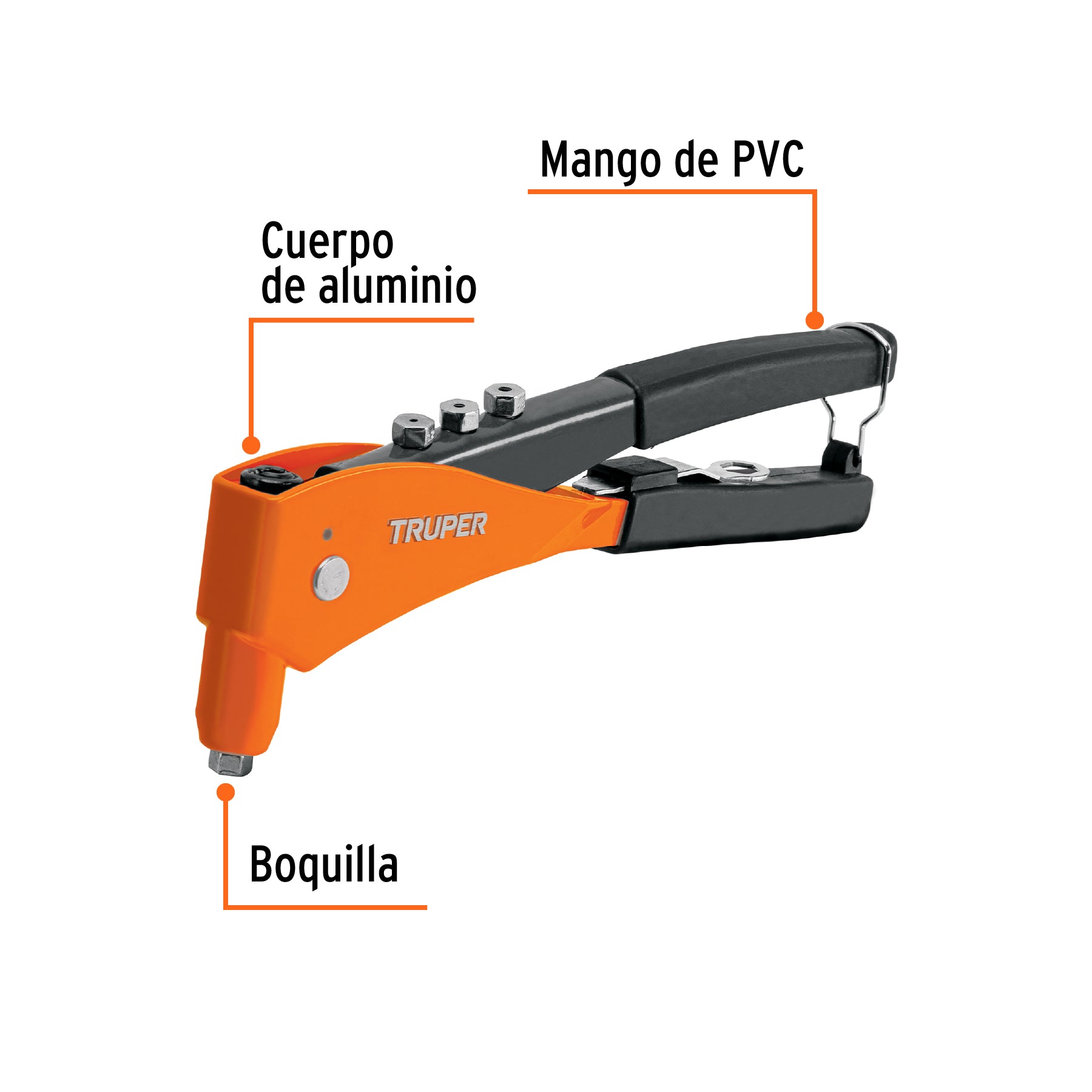 Remachadora profesional 10", Truper - 17960