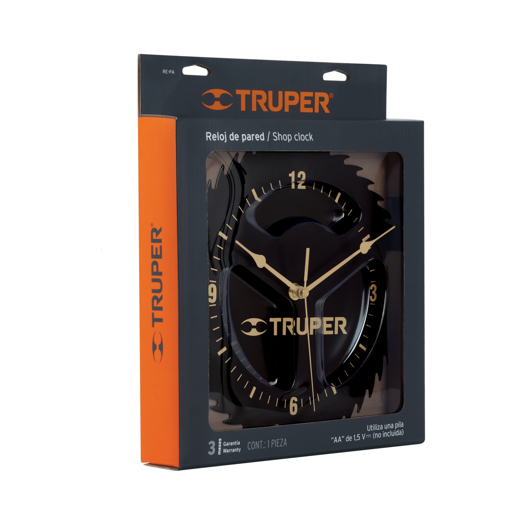 Reloj analógico de pared Truper - 60073