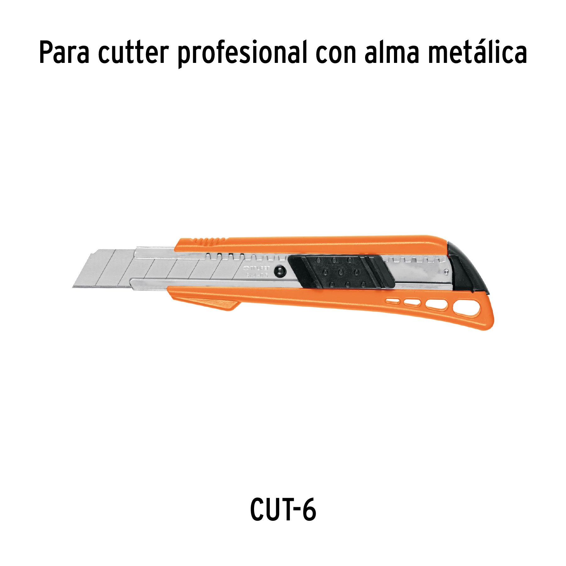 Estuche con 10 cuchillas SK4 de 18 mm para cutter, Truper - 16965