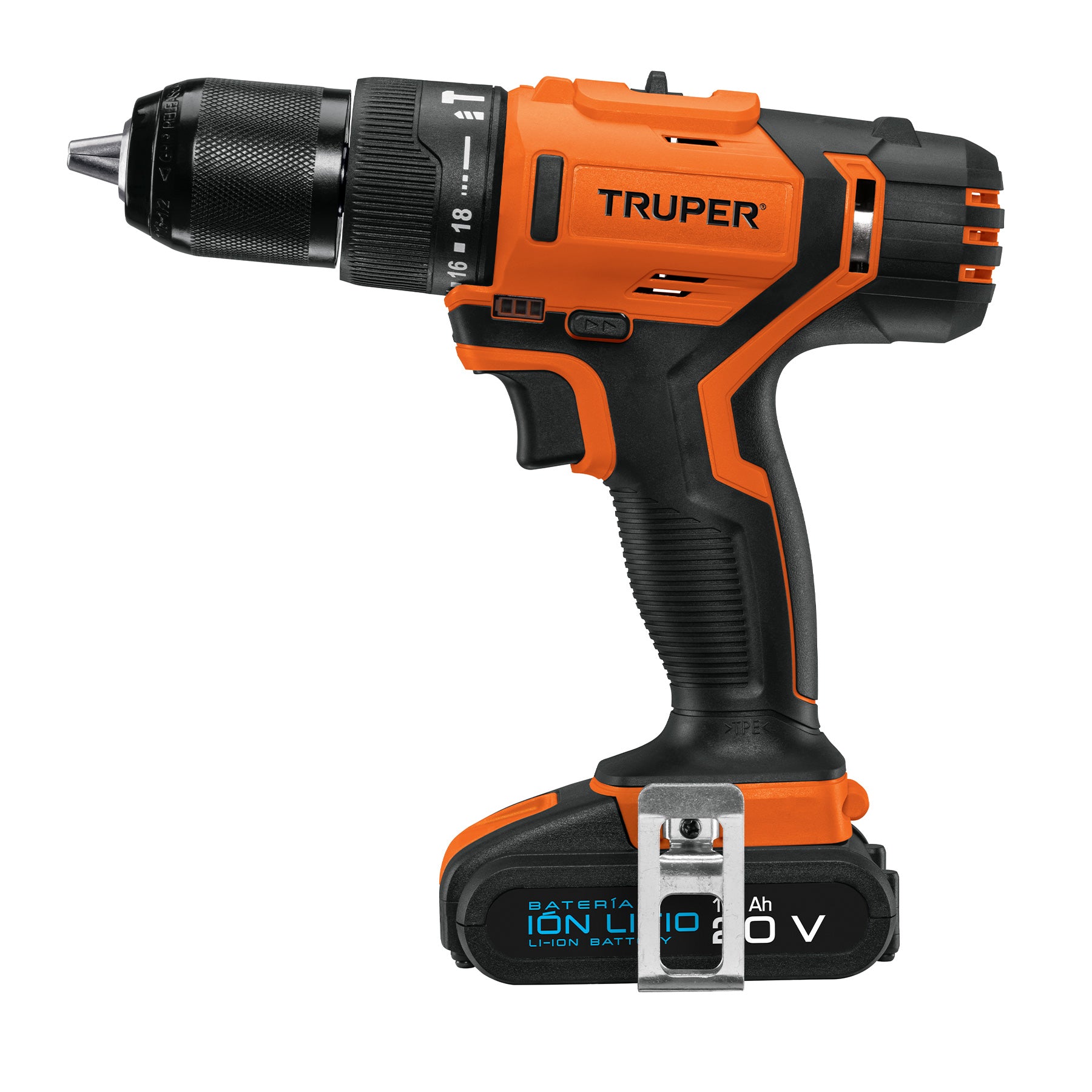 Rotomartillo Inalambrico, Batería Ion Litio 20V, 1/2",(220 V), Truper - 11020