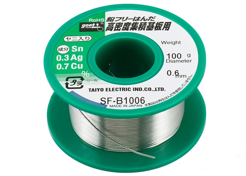 Rollo De Estaño 0.6mm, 100g Sn Ag Cu Goot SF-B1006