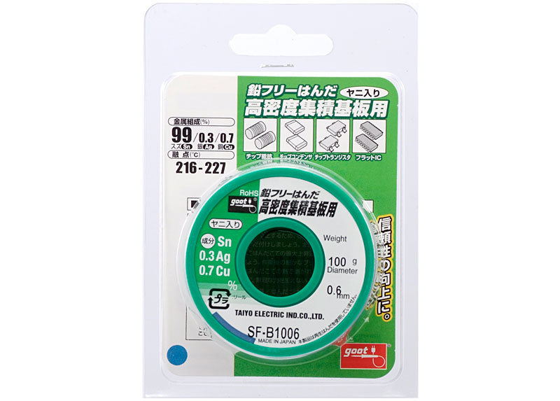 Rollo De Estaño 0.6mm, 100g Sn Ag Cu Goot SF-B1006