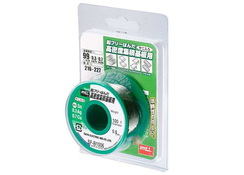 Rollo De Estaño 0.6mm, 100g Sn Ag Cu Goot SF-B1006