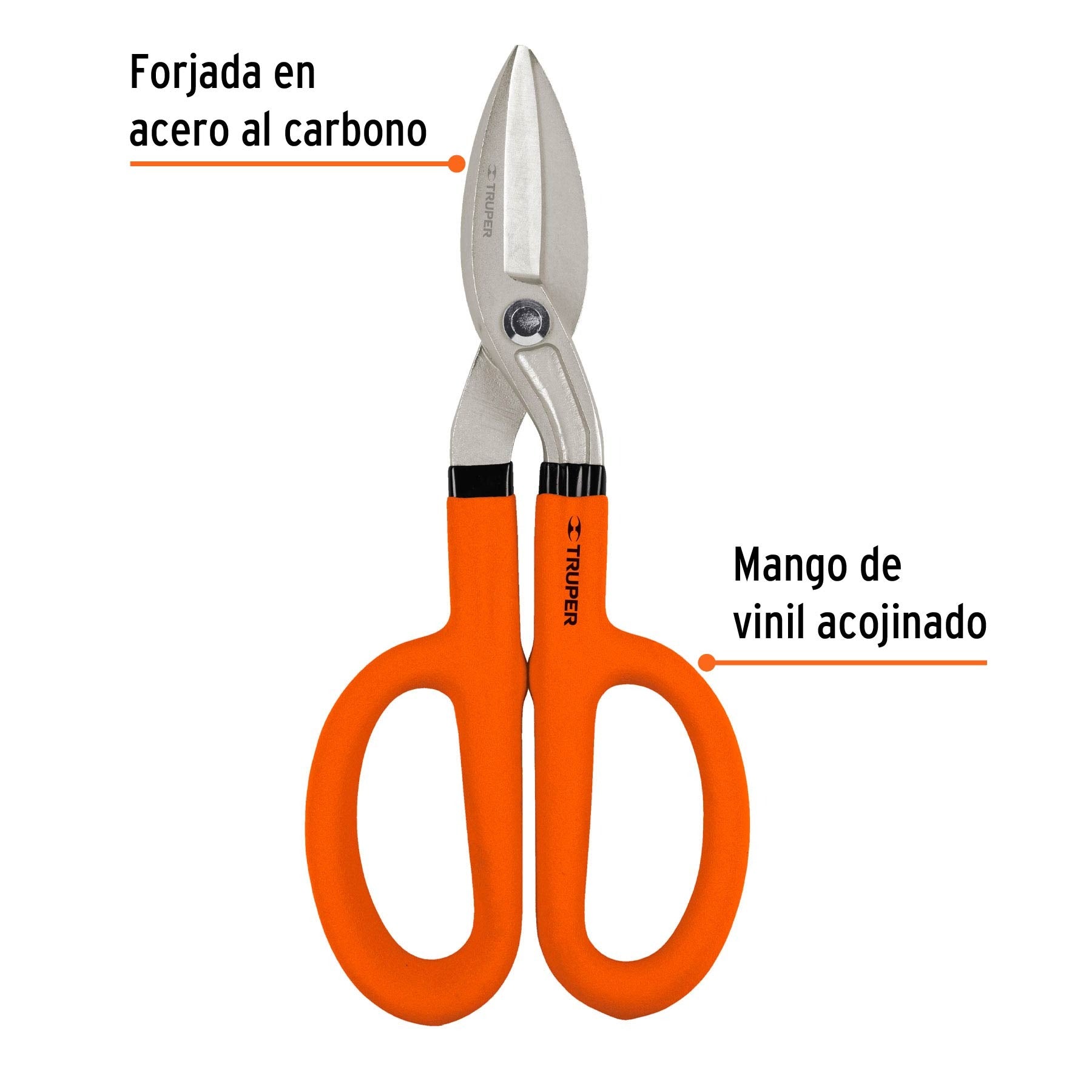 Tijera para hojalatero 10", Truper 18501