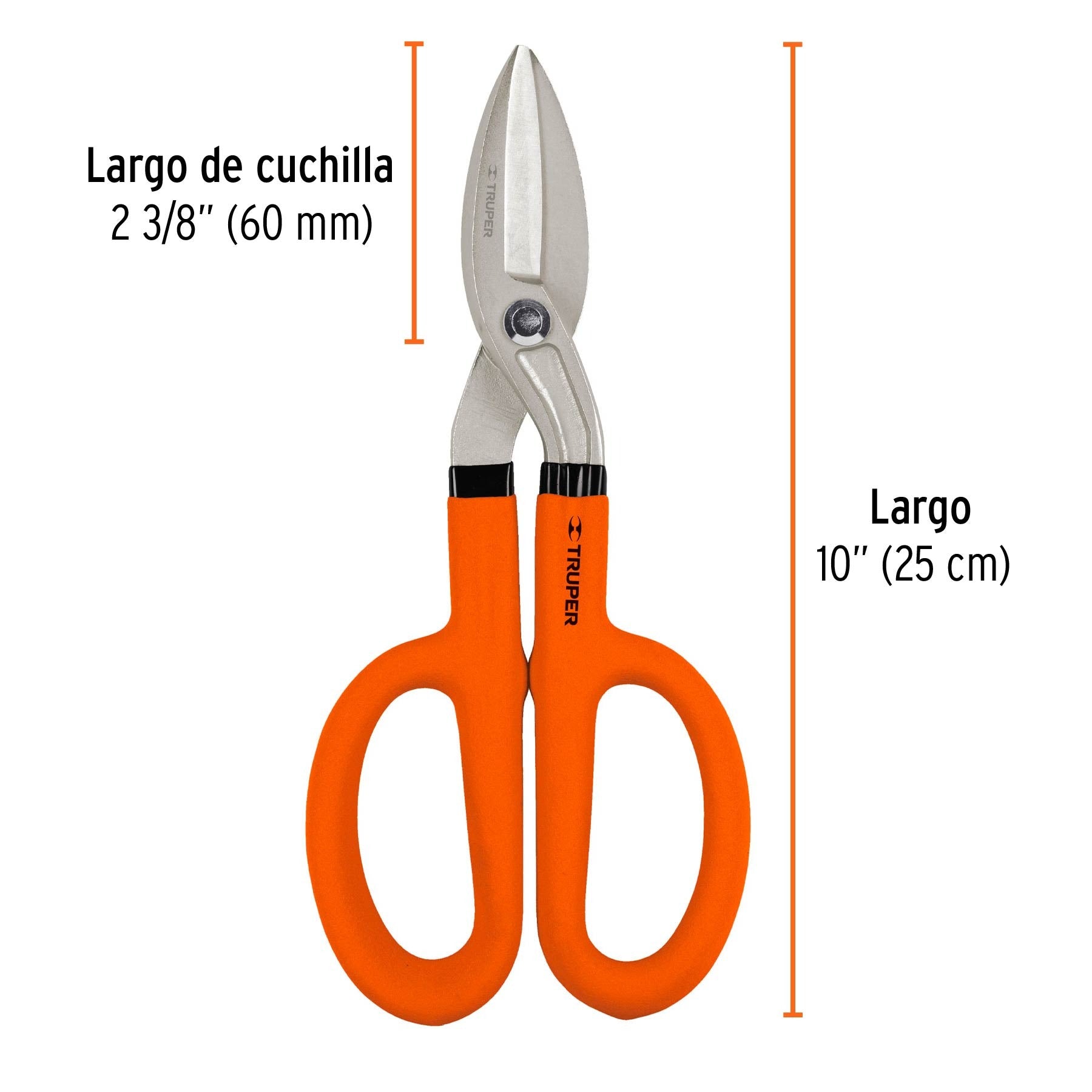 Tijera para hojalatero 10", Truper 18501