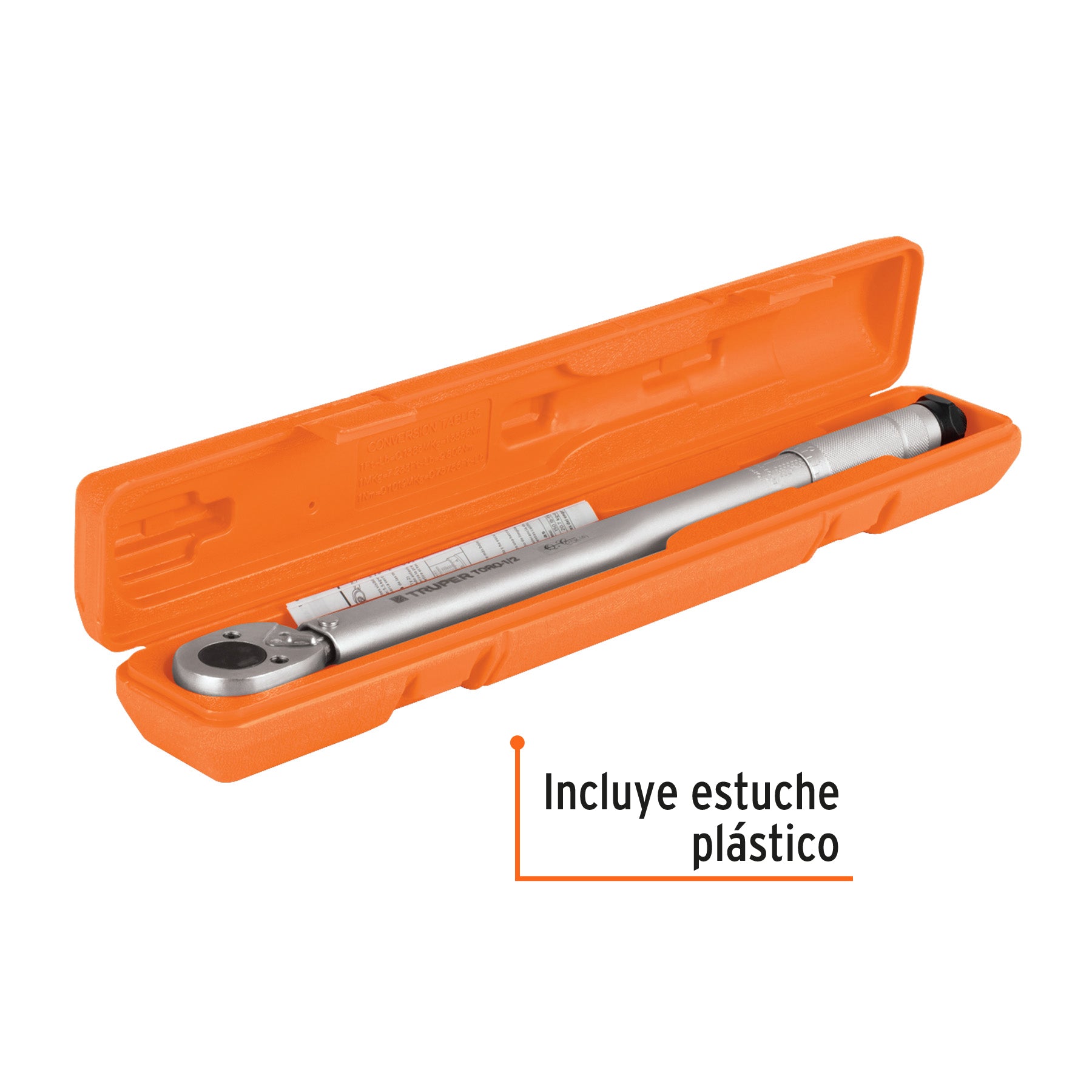 Torquímetro de golpe, dos lecturas, encastre 1/2", Truper - 13568