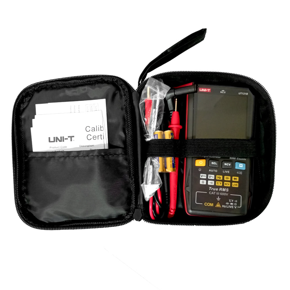 MULTIMETRO SMART C/ CUERPO ULTRAFINO 19MM  "UNI-T" UT-121B / UT121B