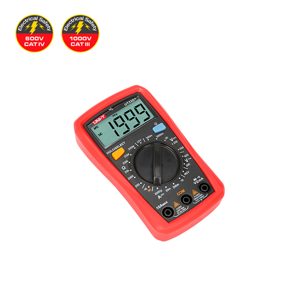 Multimetro Digital UNIT UNI-T UT-33D+ UT33D+