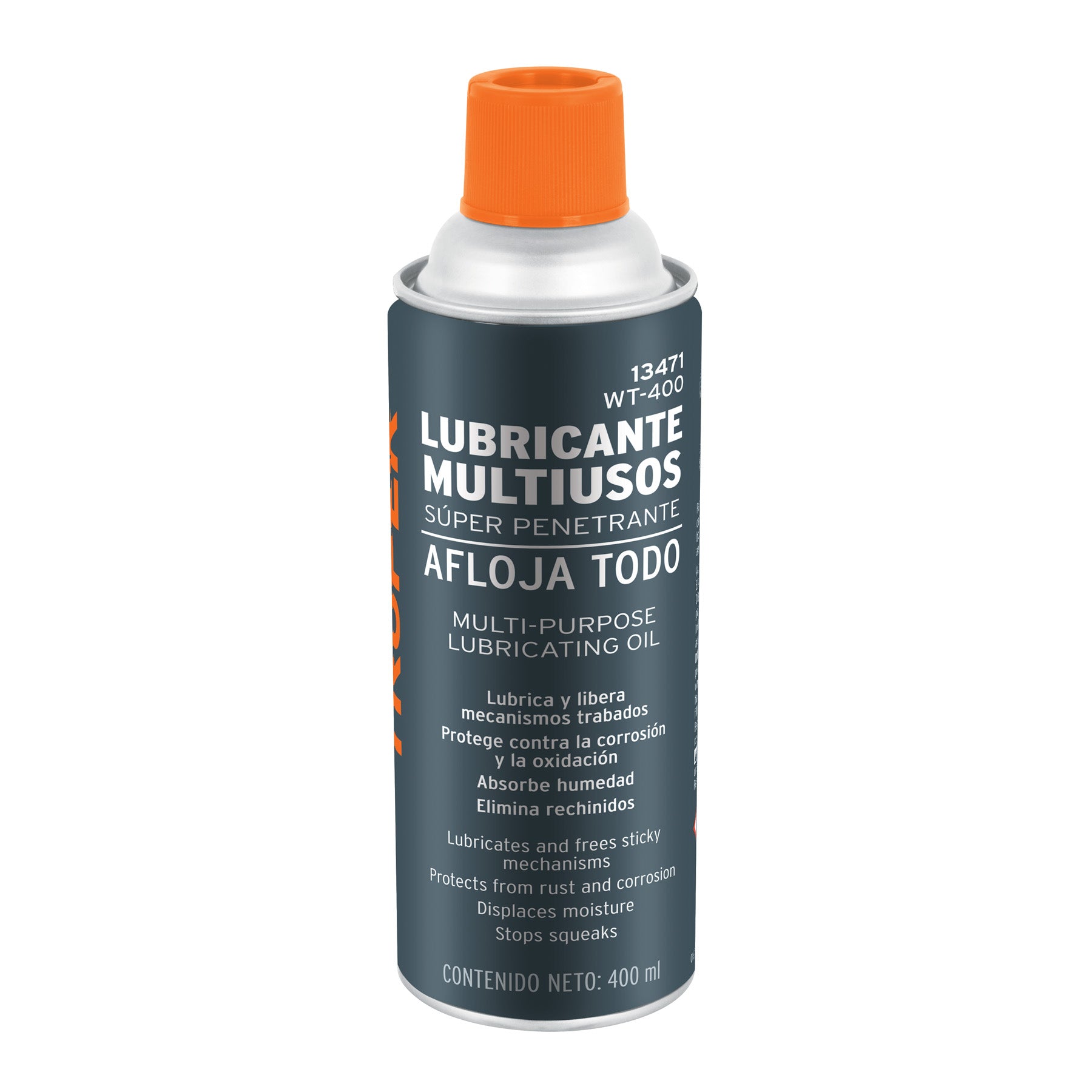 Aflojatodo Aceite multiusos en aerosol, 400ml (14oz), Truper - 13471