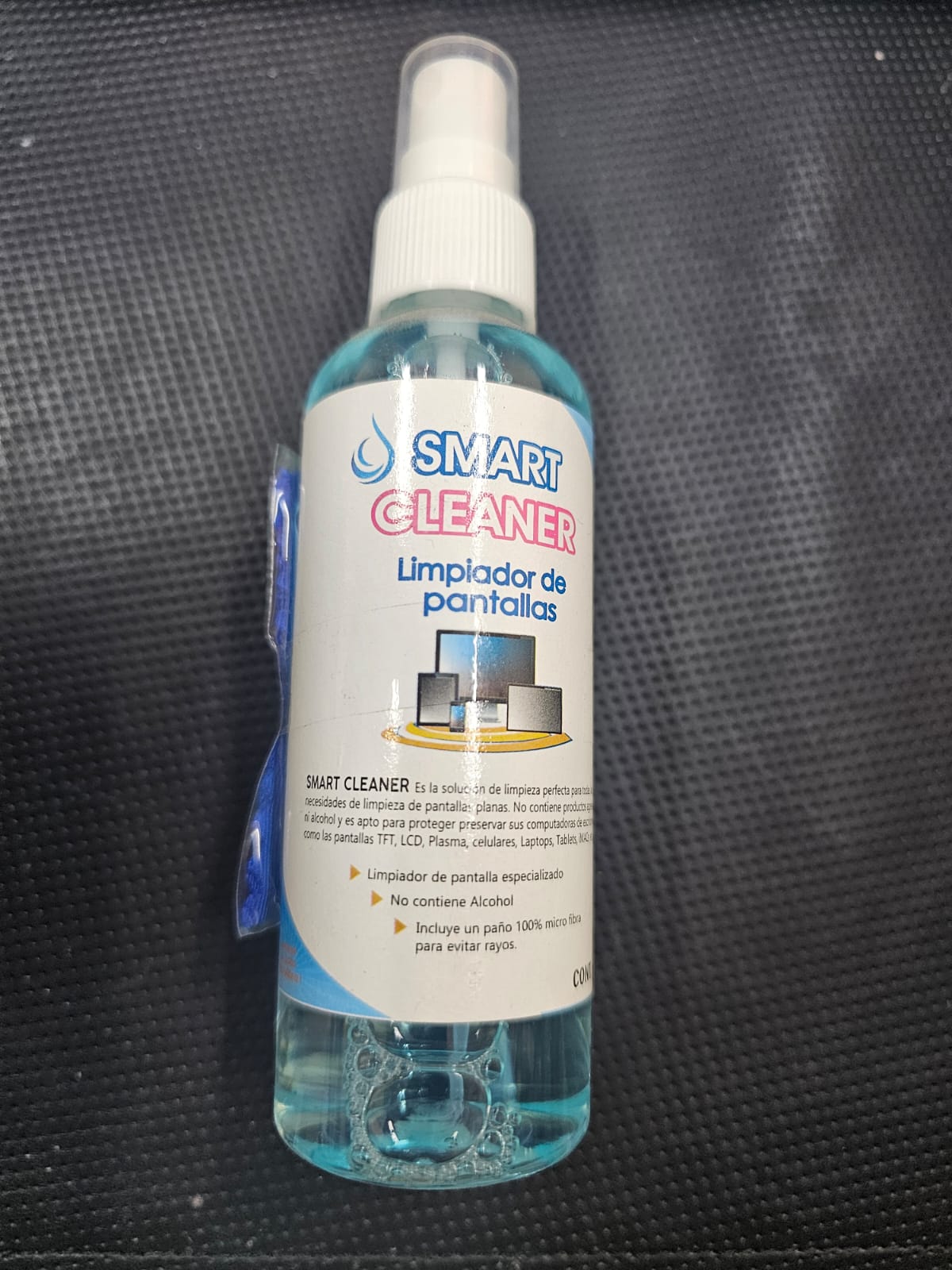 Smart Cleaner Limpiador De Pantallas 120ml + Pañito Regalo - EDI-120ML