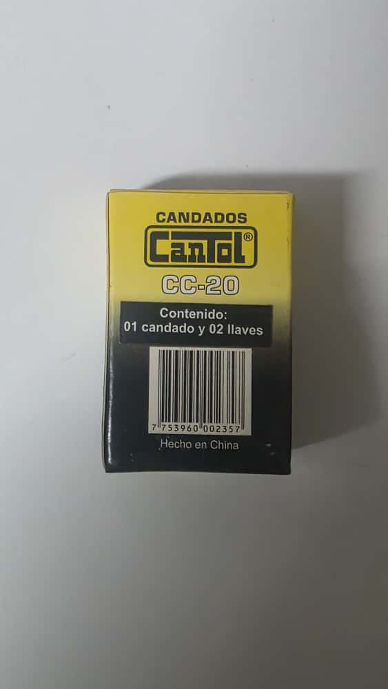 Candado Cantol Clasico CC-20