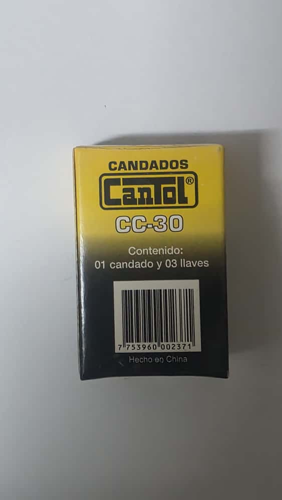 Candado Cantol Clasico CC-30