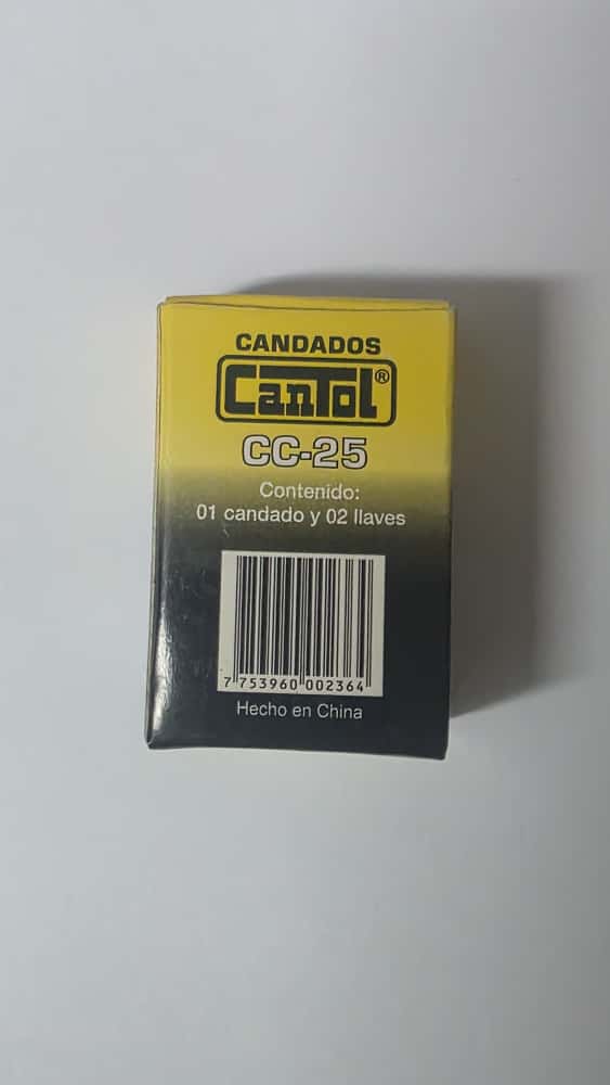 Candado Cantol Clasico CC-25