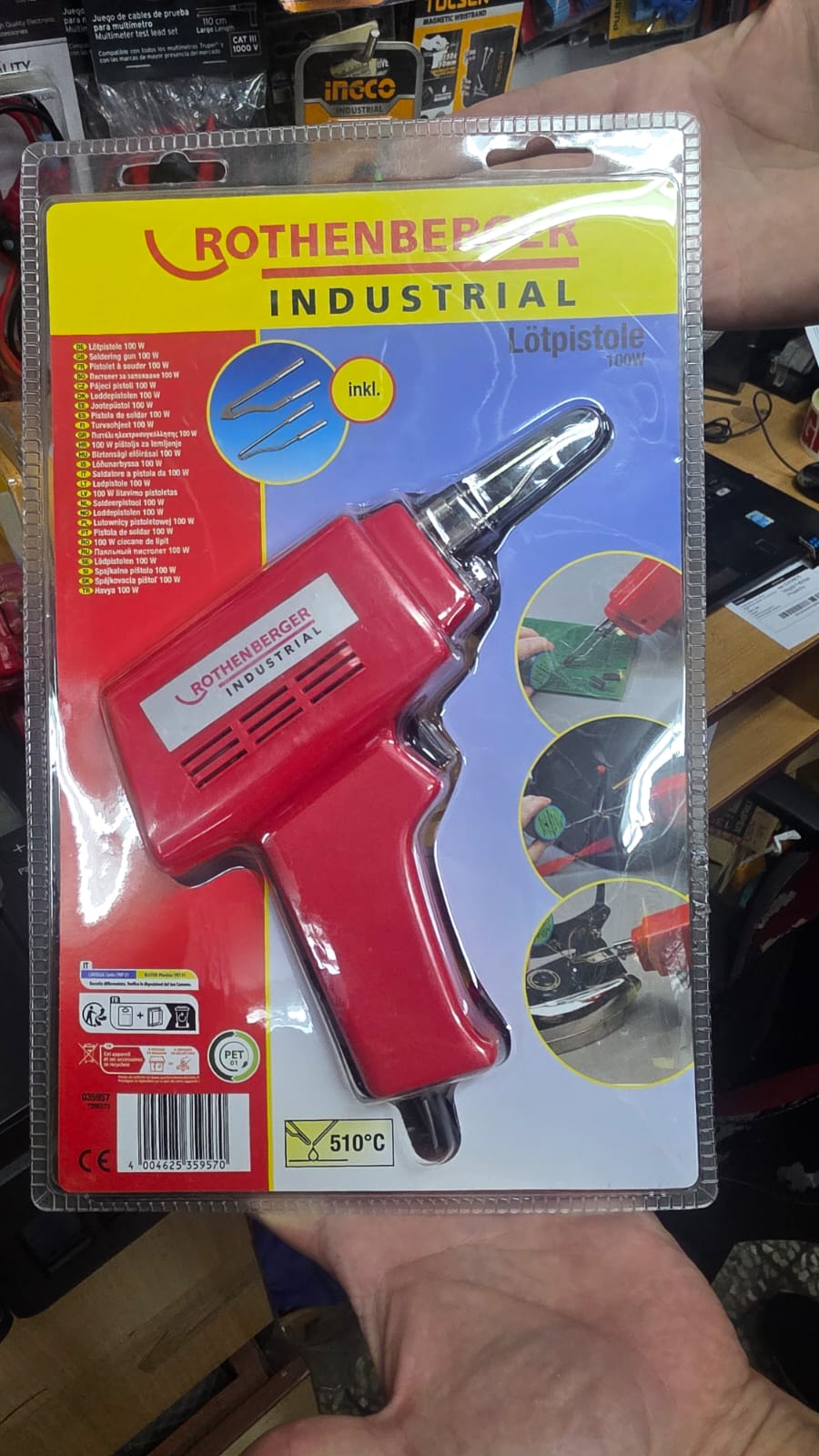 Pistola de soldar 100w Rothenberger FL-98