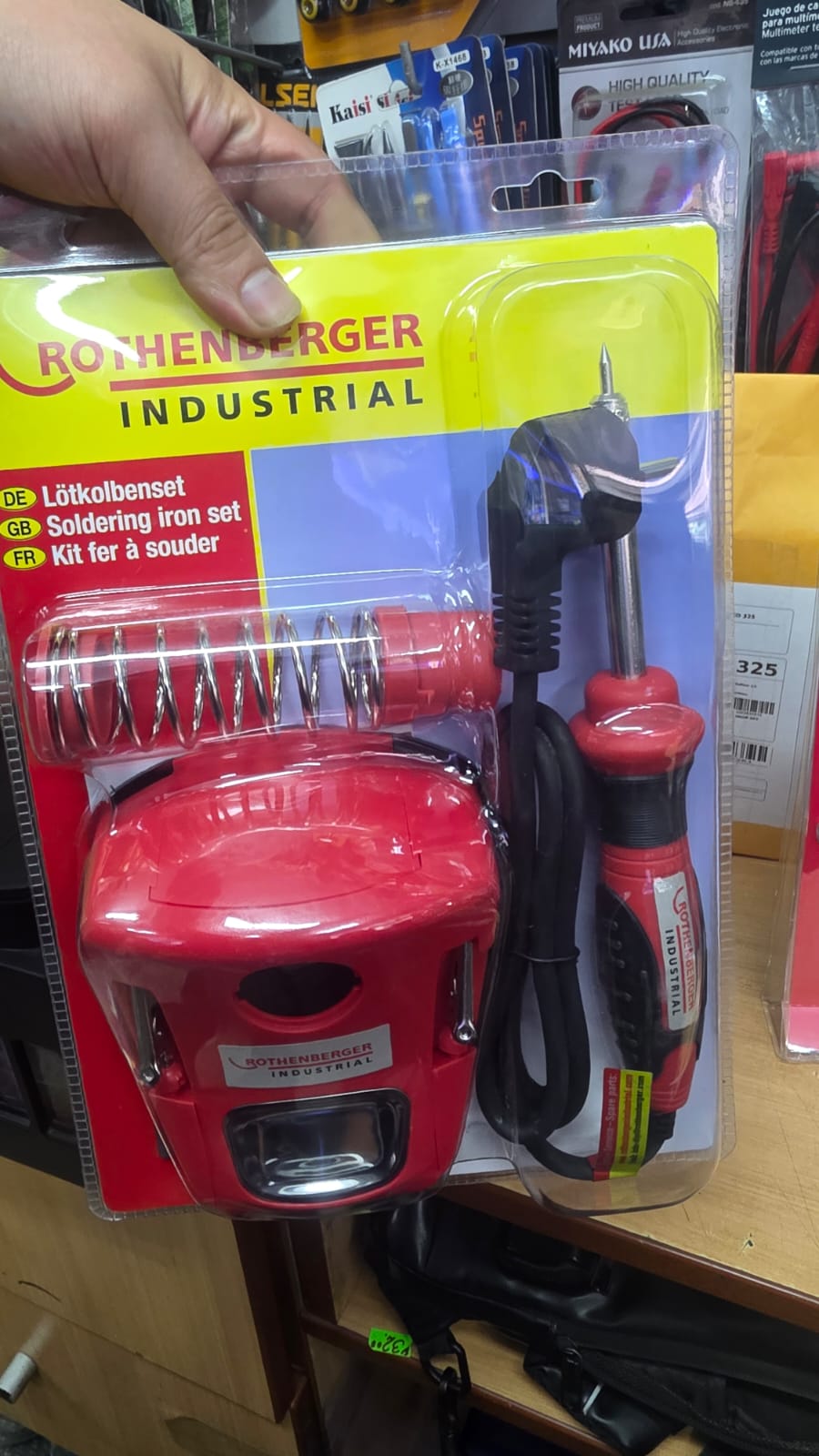 Kit de Cautin 30w Soldador con Soporte Rothenberger cod: 1541