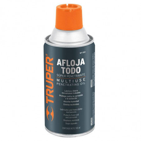 Aceite aflojatodo en aerosol de 345 ml, Truper - 13470