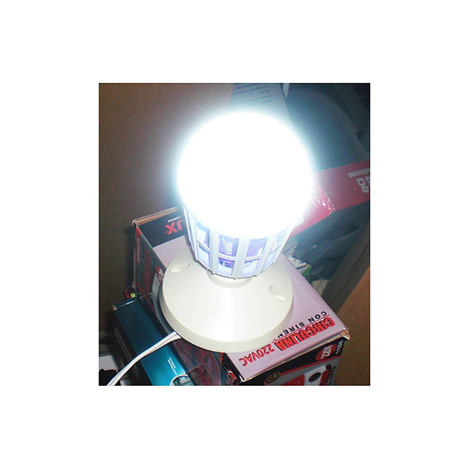 Foco Led E27 Insectocutor 220v-60Hz, LECCO PLB-1861