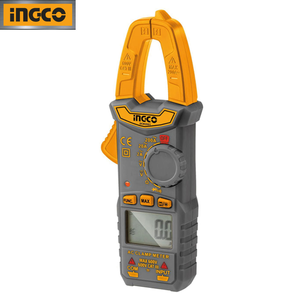 Kit 3 Herramientas Prueba Eléctrica Ingco Amperímetro + Multimetro Digital + Detector Voltaje DM3028