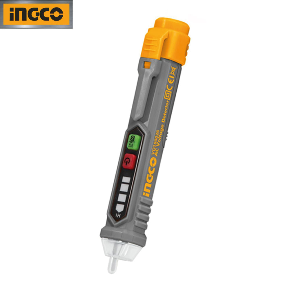 Kit 3 Herramientas Prueba Eléctrica Ingco Amperímetro + Multimetro Digital + Detector Voltaje DM3028