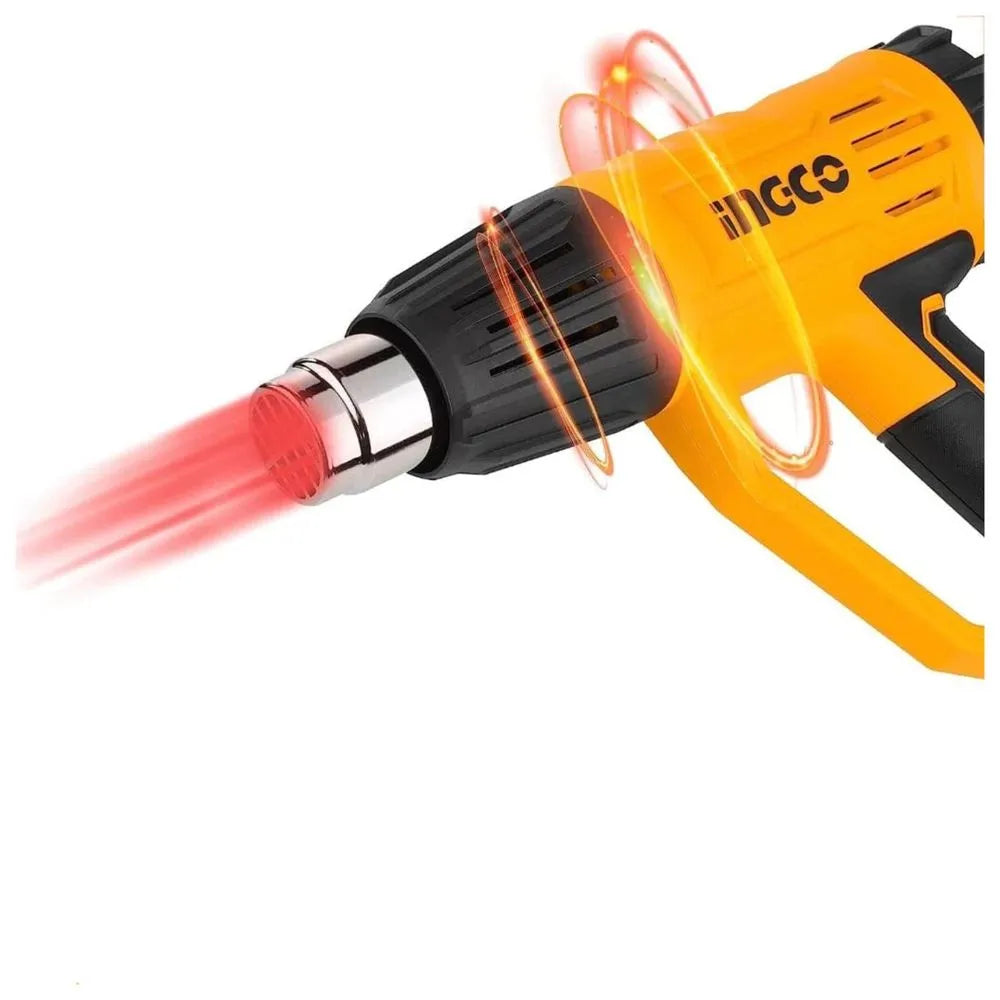 Pistola de Calor 2000W con Accesorios Ingco HG200078